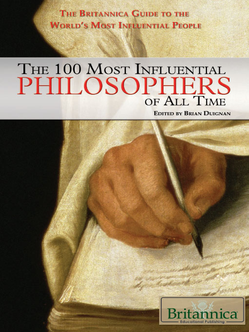 Cover of The 100 Most Influential Philosophers of All Time